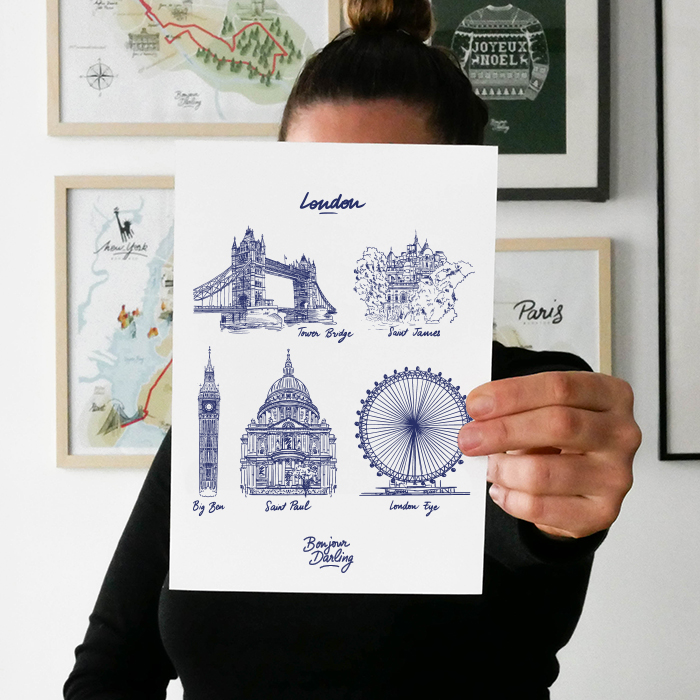 Cartes Villes - Paris, Bordeaux et Londres - A5 – Image 7