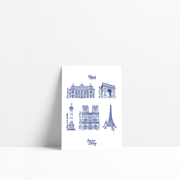Cartes Villes - Paris, Bordeaux et Londres - A5 – Image 2