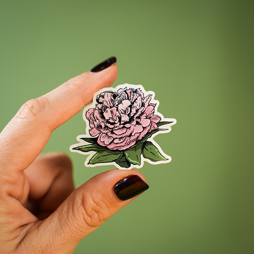 Sticker Pivoine 🌺